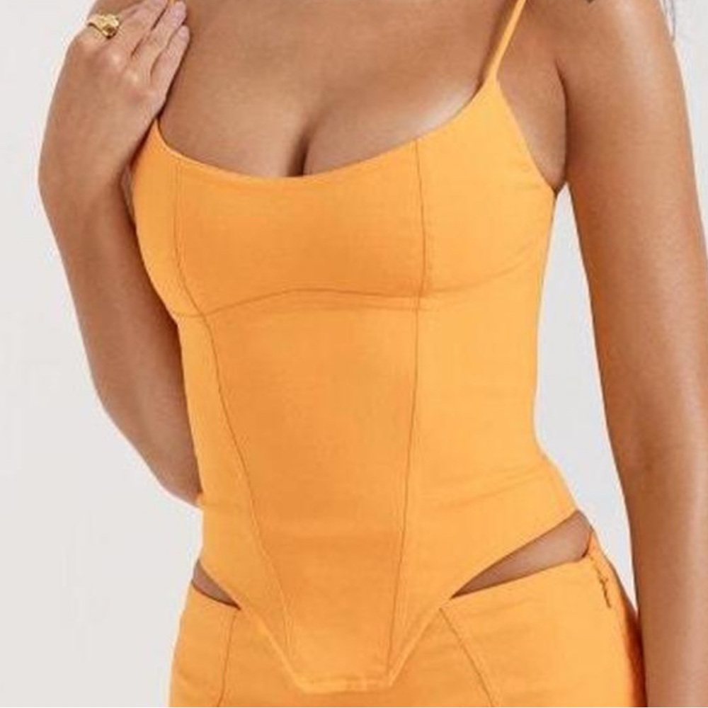 House of CB Flavia Corset Top (Warm Apricot)